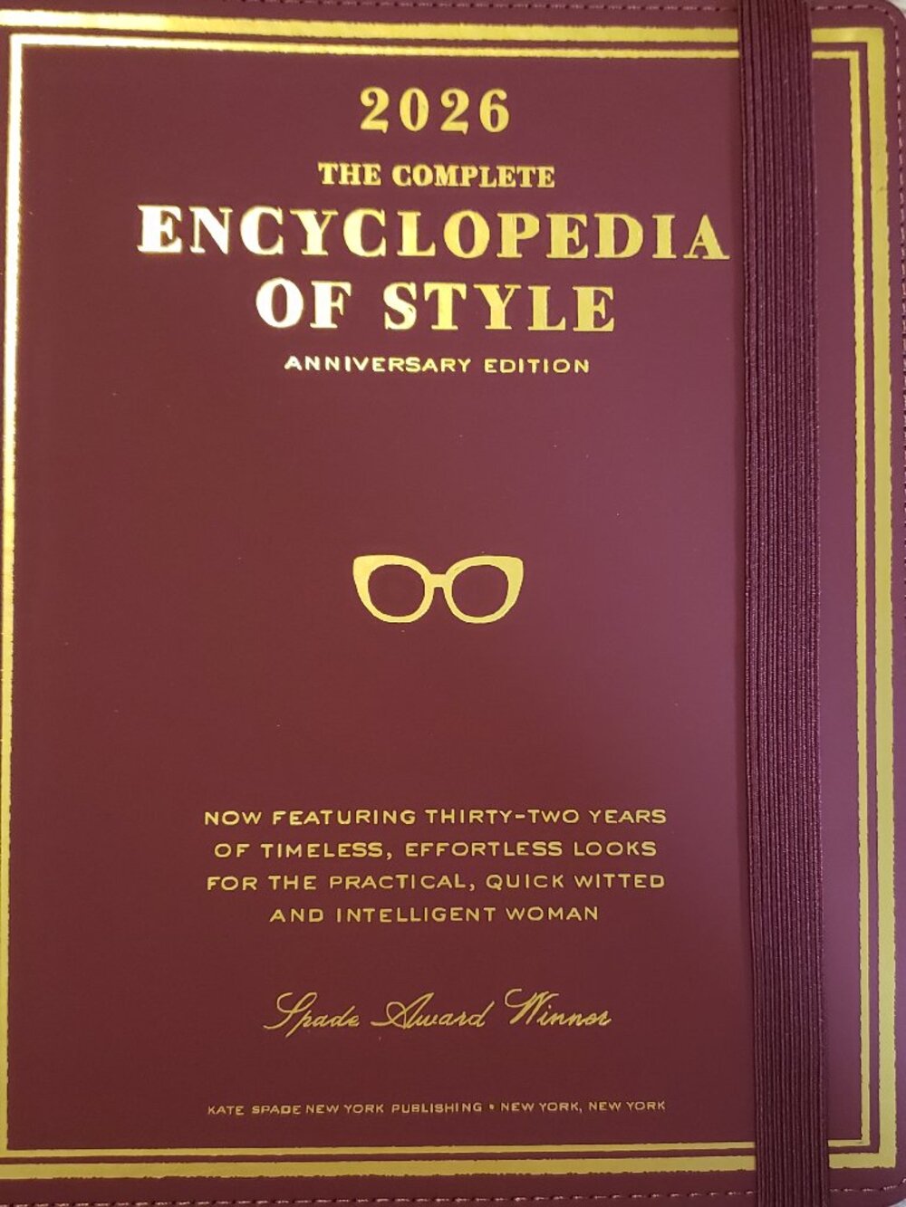 NWT- kate spade 2026 Planner- Encyclopedia of Style